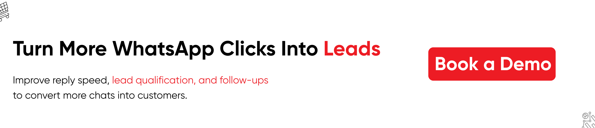 he ad gets the click. The chat gets the conversion